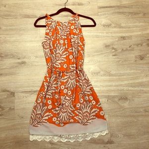 Orange dress